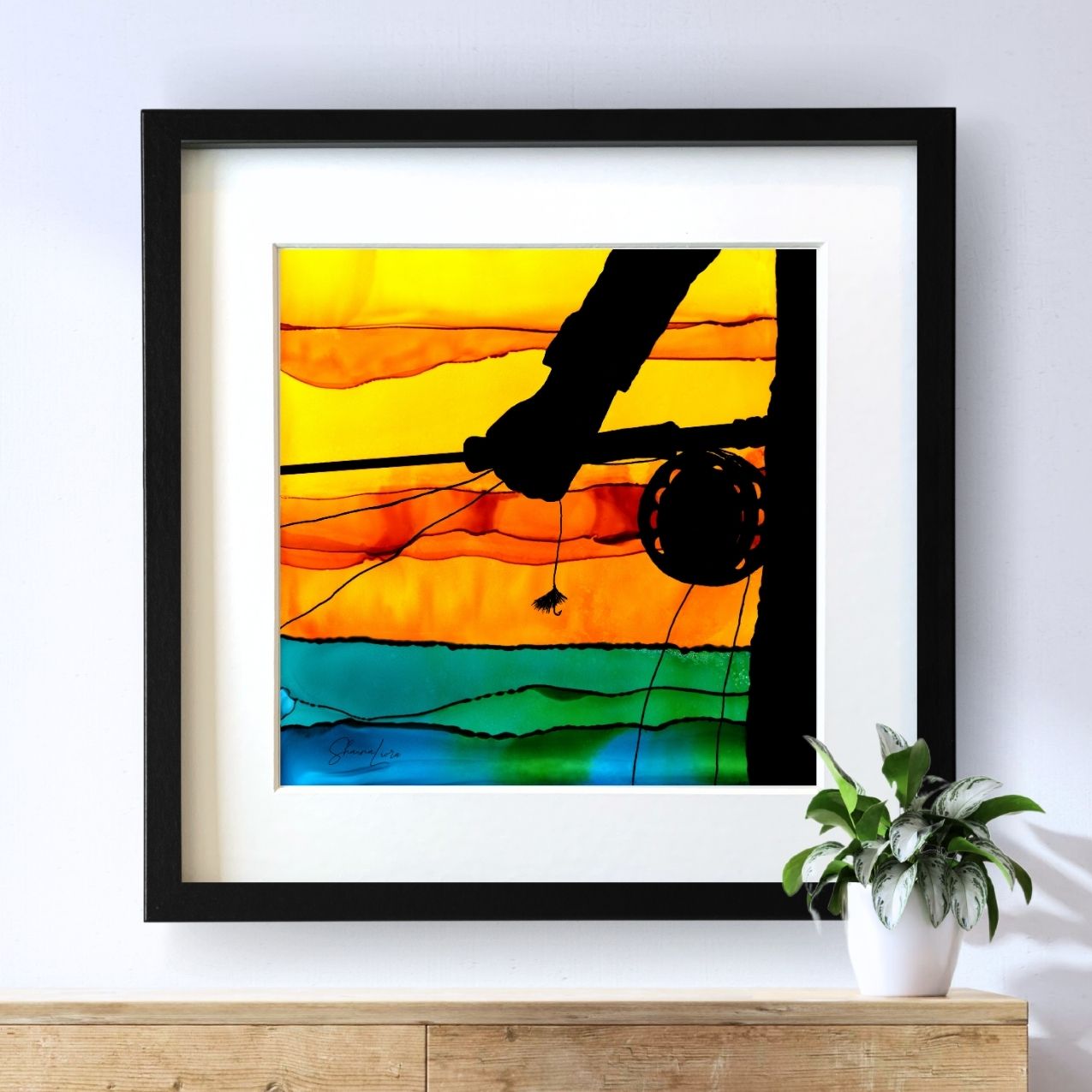 Anticipation - Fire Art Print