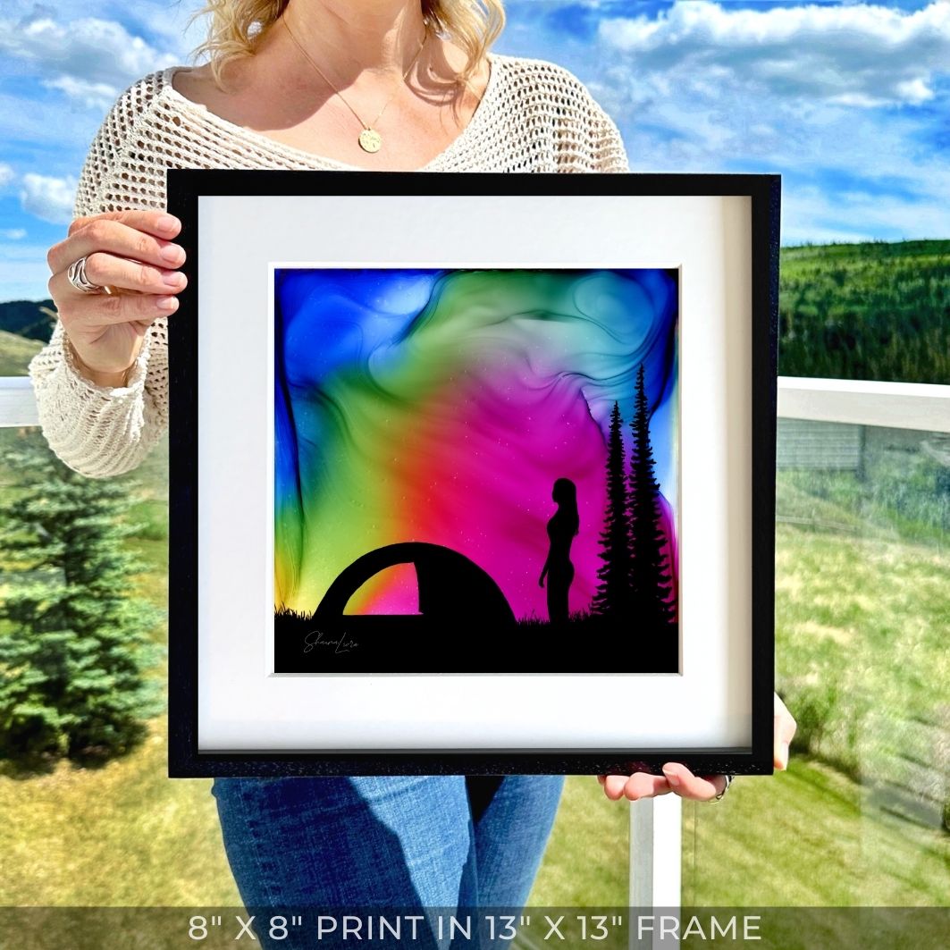 As The Night Calls - Fire Art Print