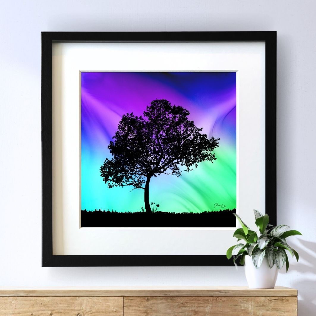 Aurora Night - Fire Art Print