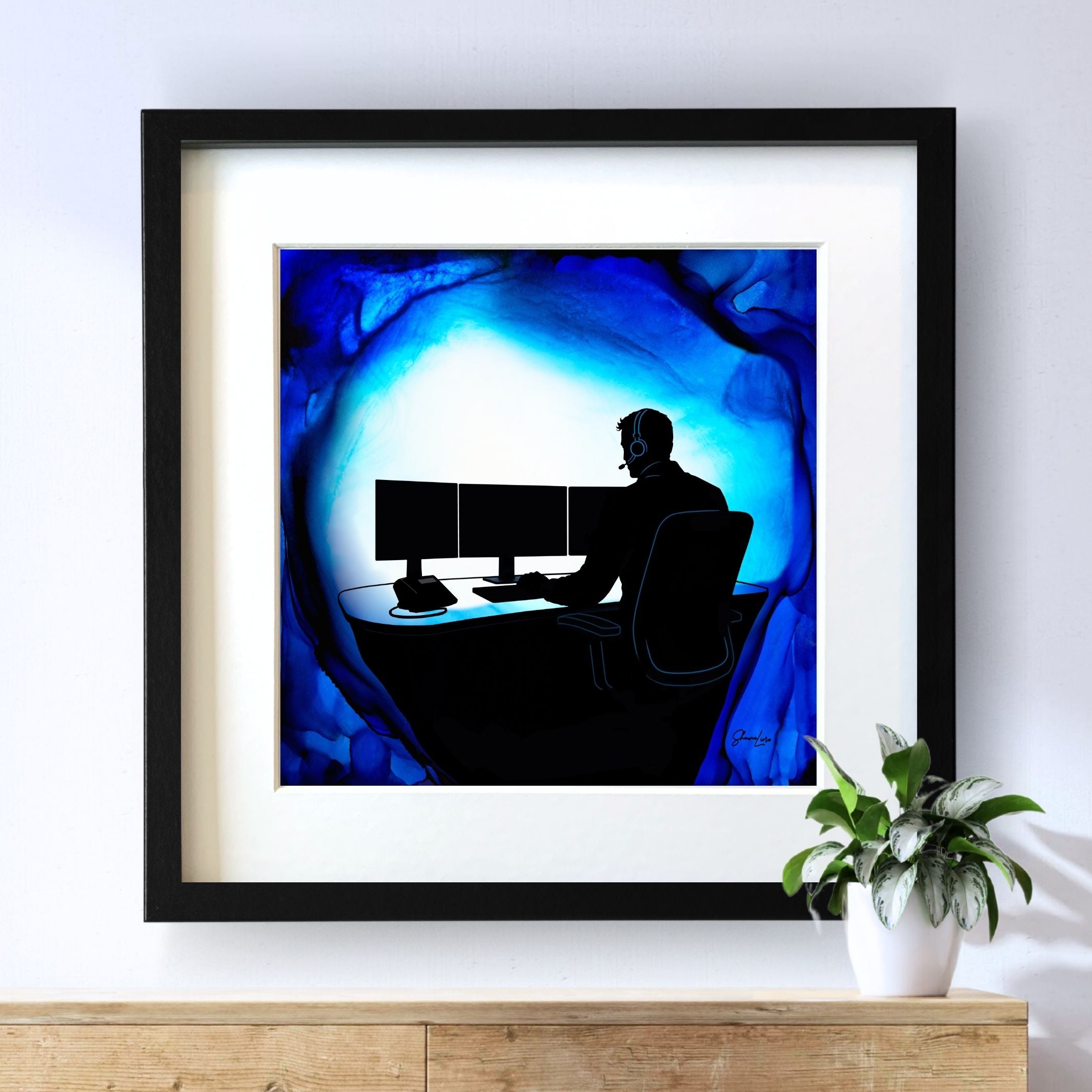 Behind The Call - Dispatcher - Fire Art Print