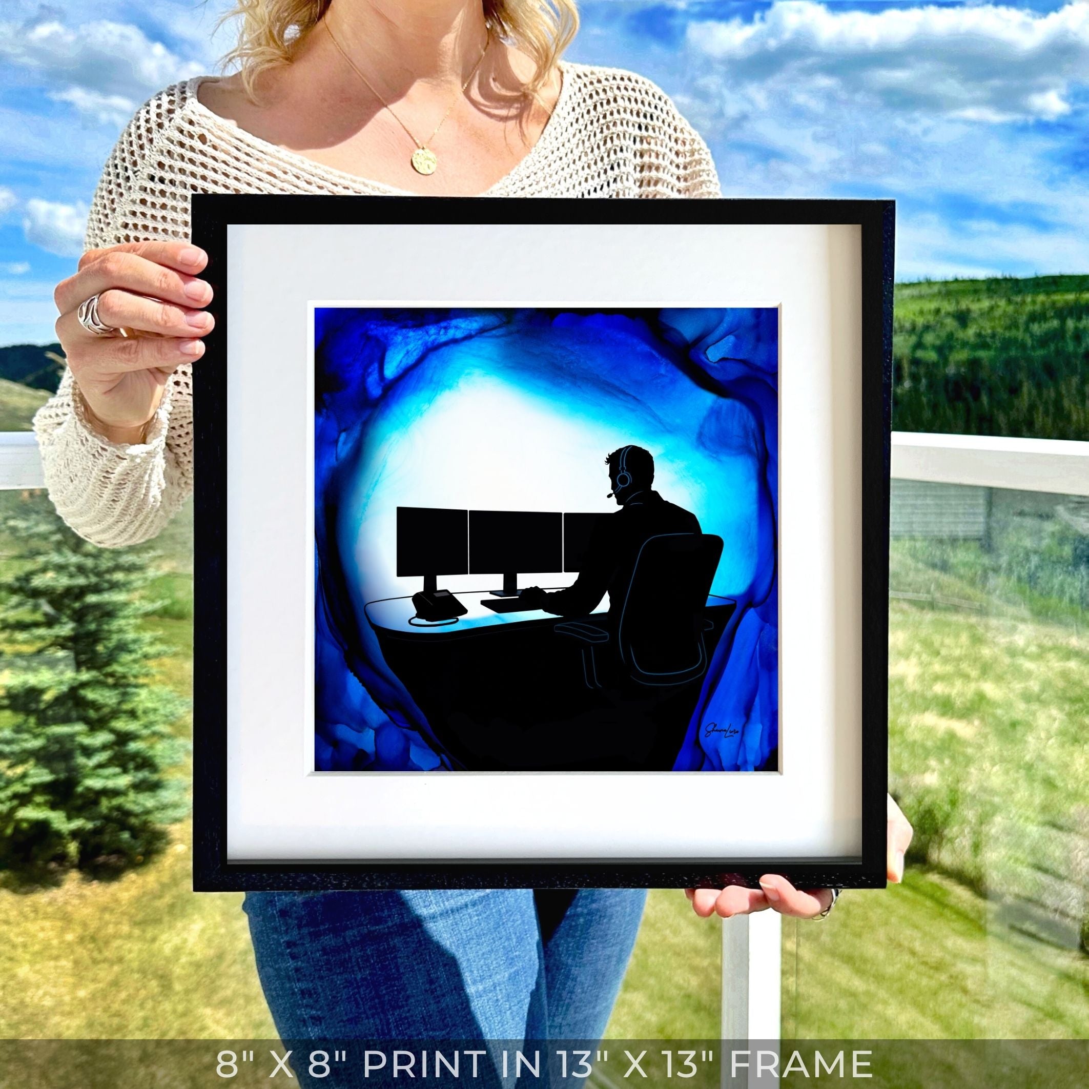 Behind The Call - Dispatcher - Fire Art Print