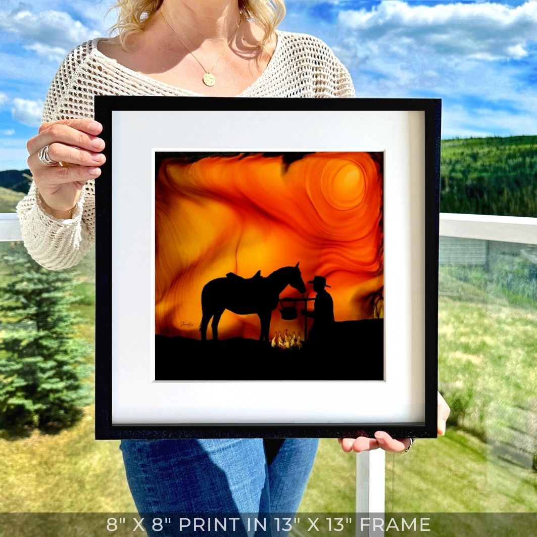 Campfire Tales - Fire Art Print