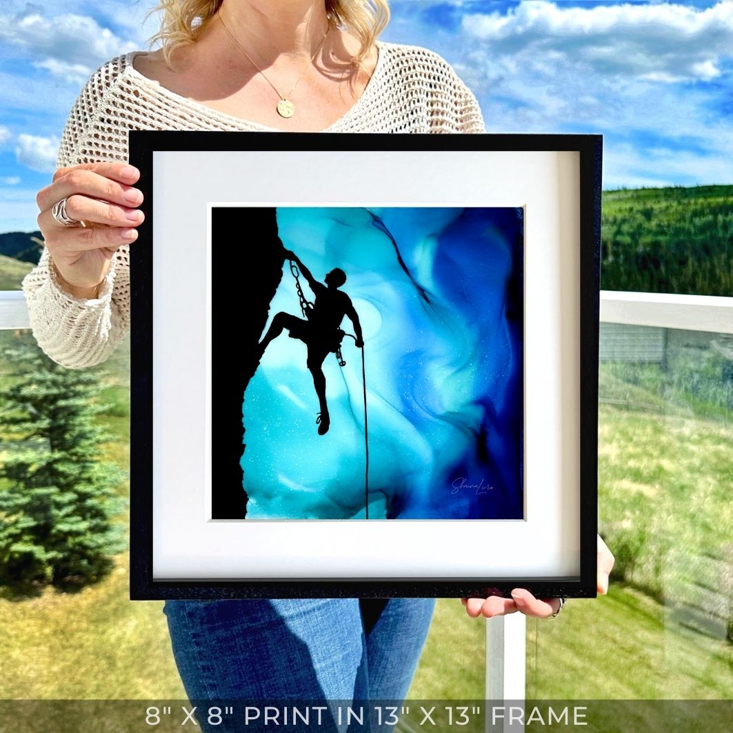 Climb On - Fire Art Print