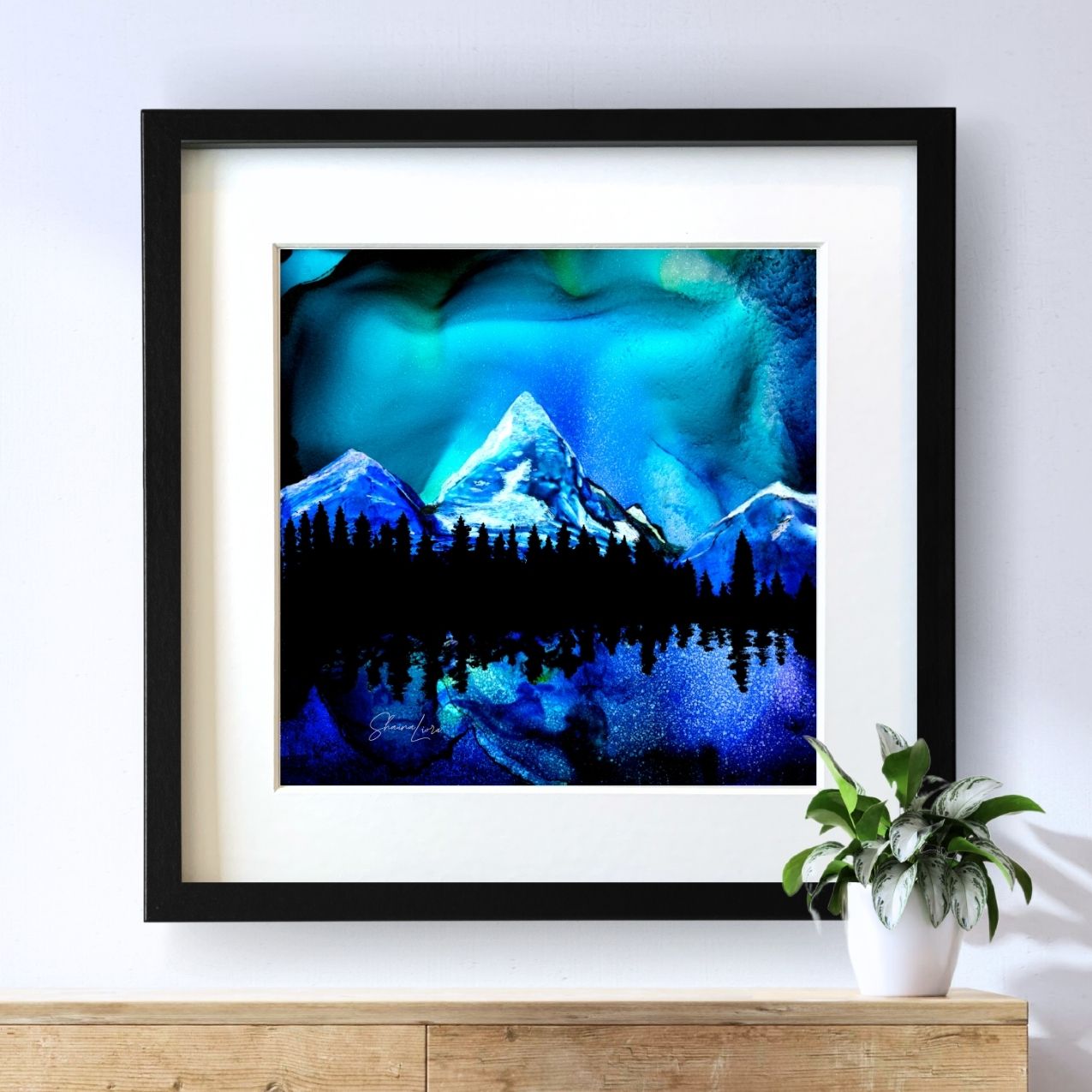 Dreams of Assinaboine - Fire Art Print