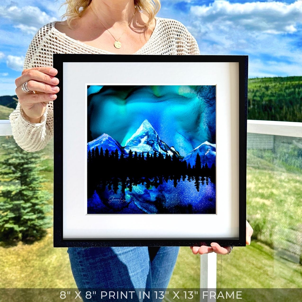 Dreams of Assinaboine - Fire Art Print