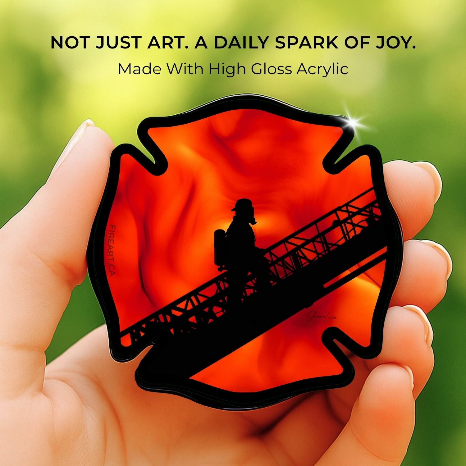 Driven By Courage: 2-in-1 Ornament/Magnet