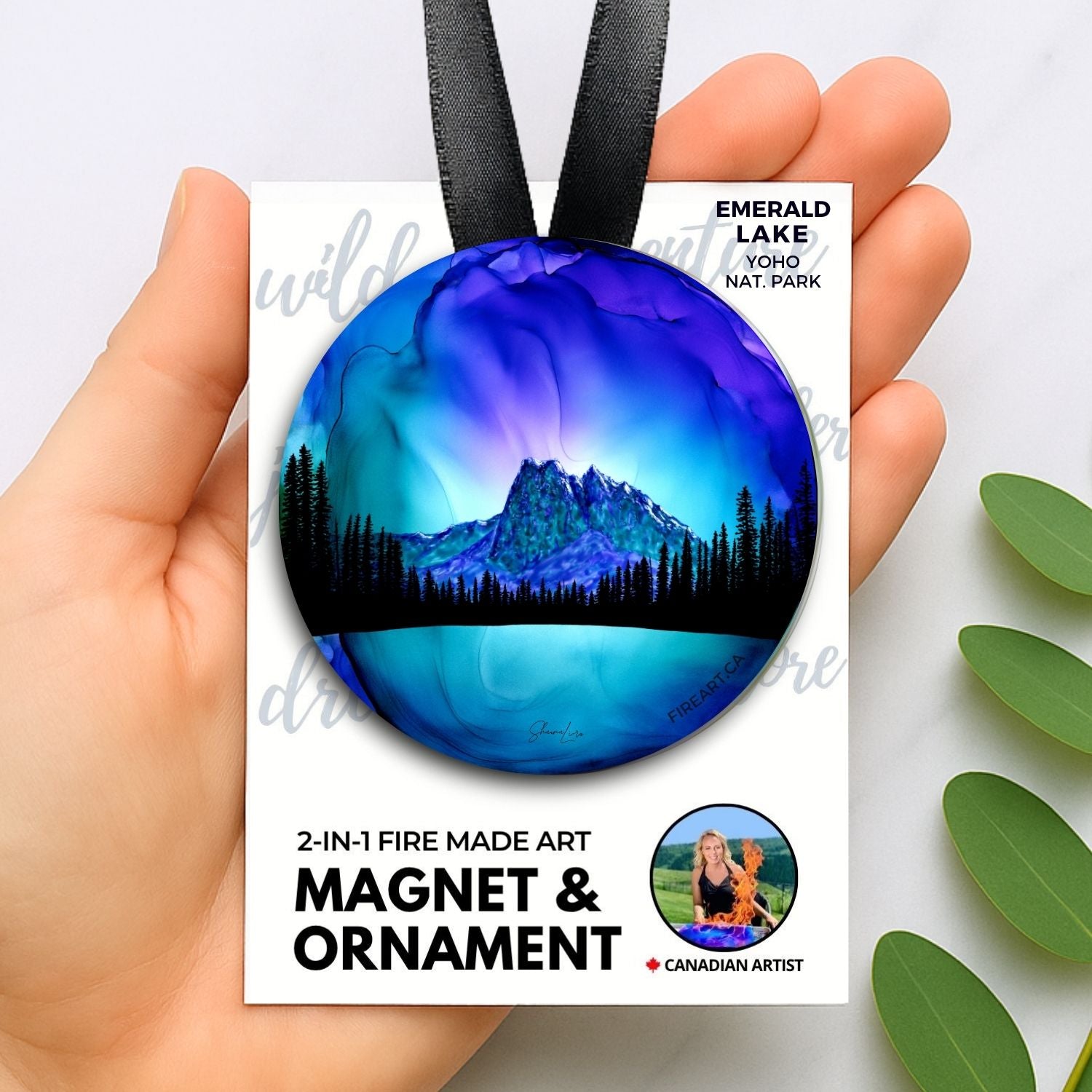 Emeralds Radiance- 2-In-1 Magnet - Wholesale