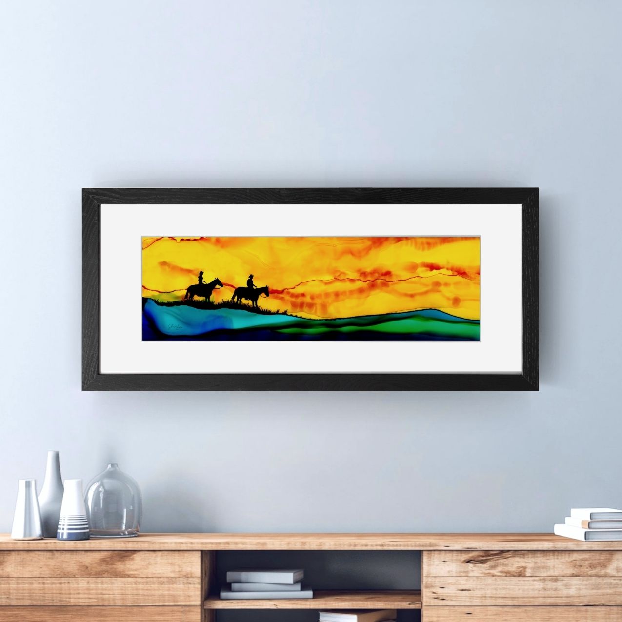 Feels Like Home - Fire Made Art Print