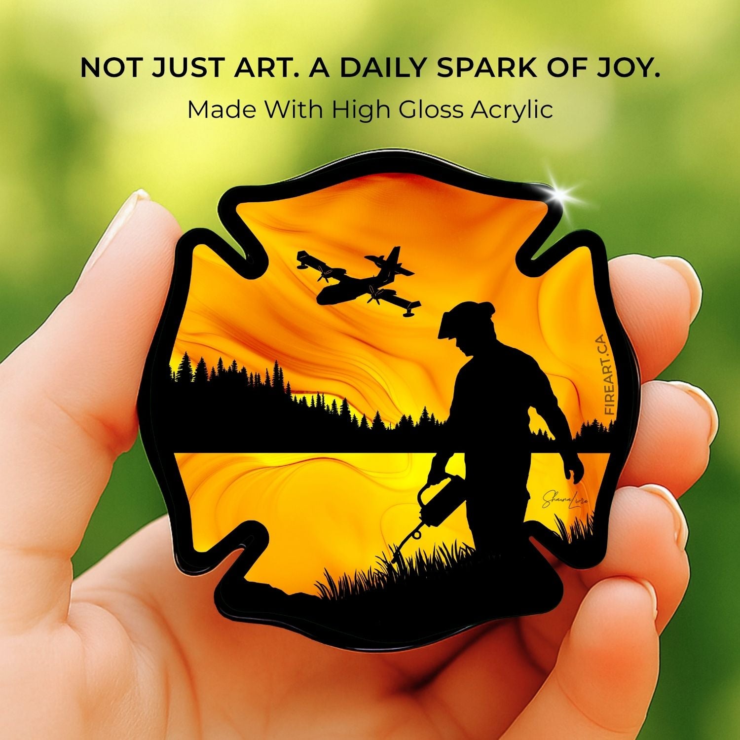 Fighting Fire With Fire - 2-In-1 Magnet - Wholesale