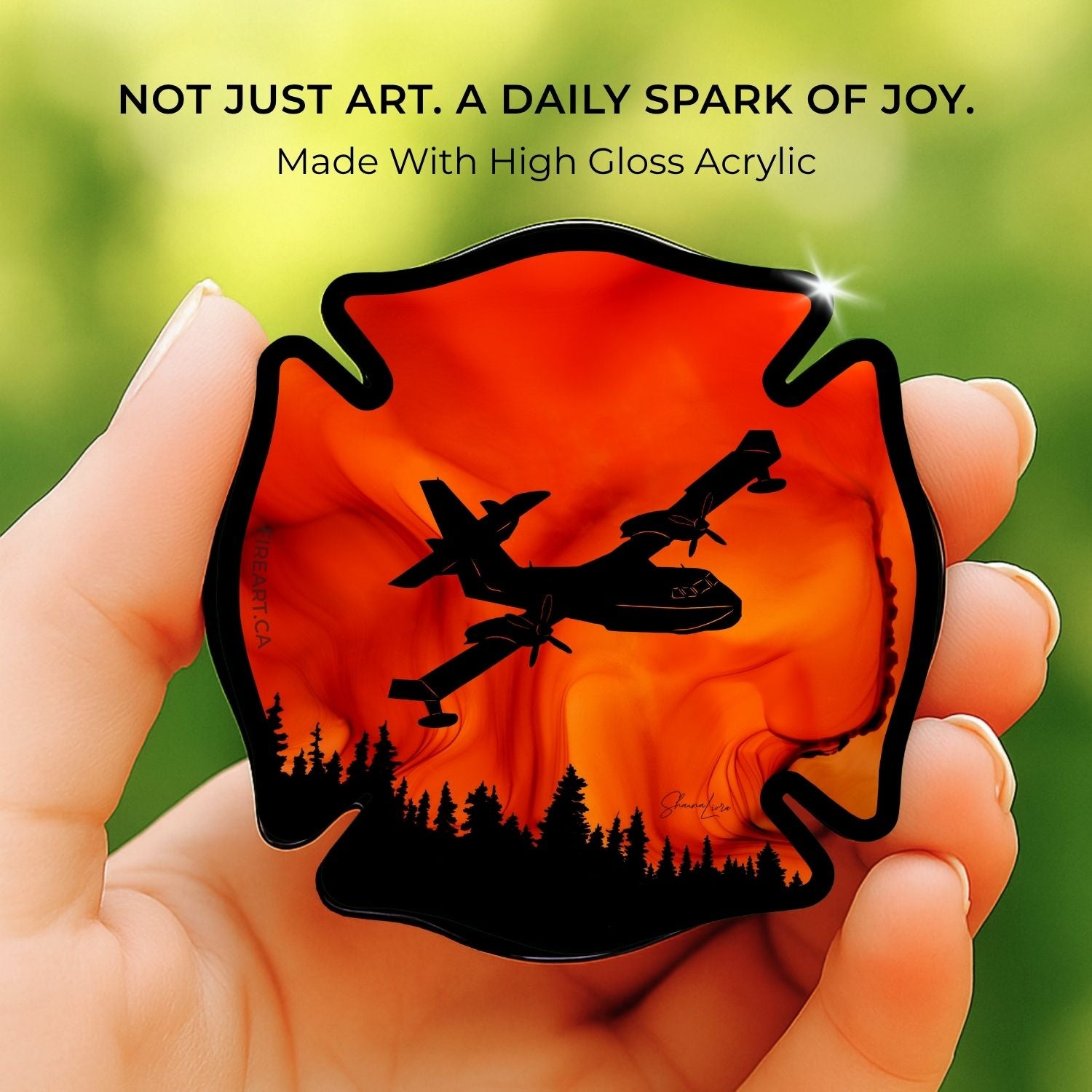 Fire In The Sky - 2-In-1 Magnet - Wholesale