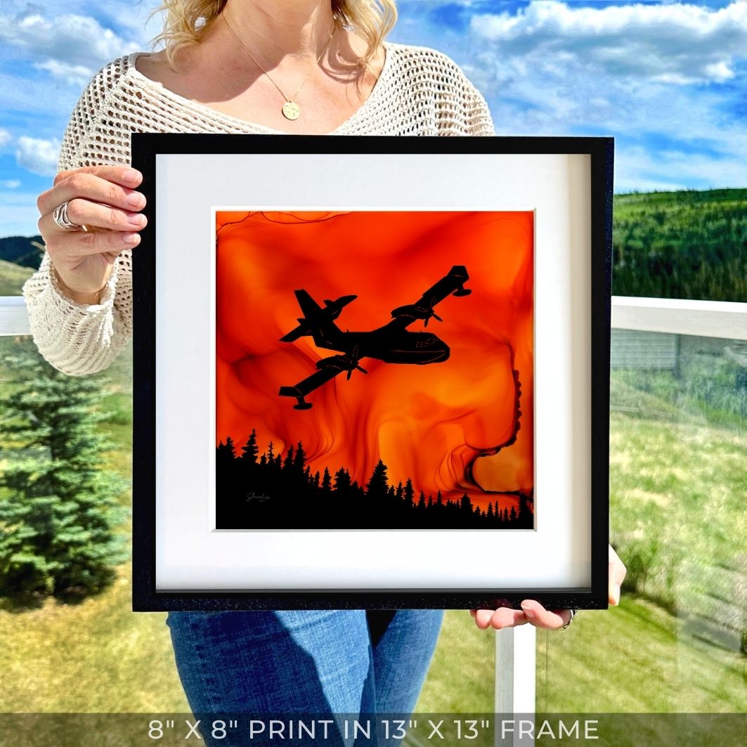 Fire In The Sky - Fire Art Print