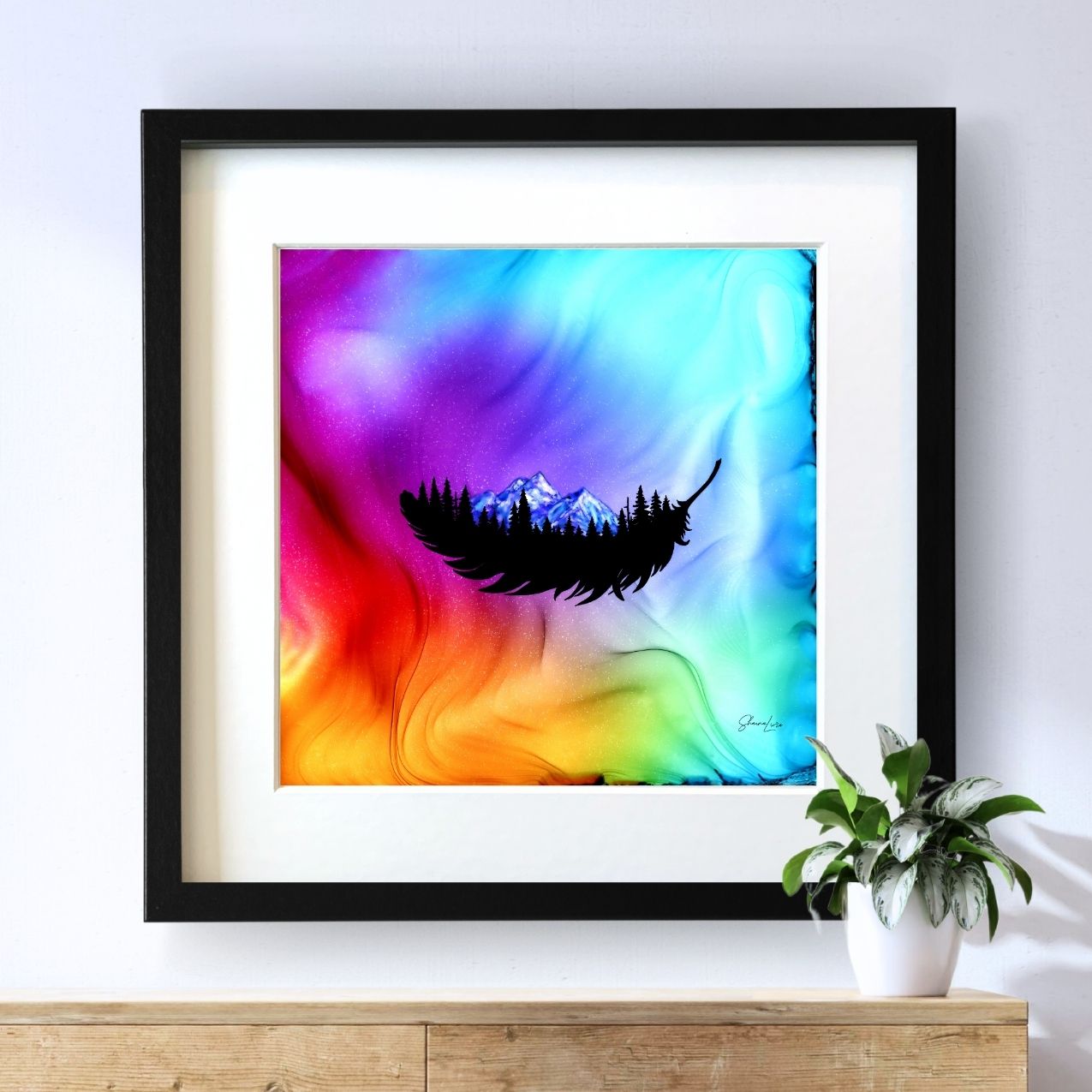 Floating Free - Fire Art Print