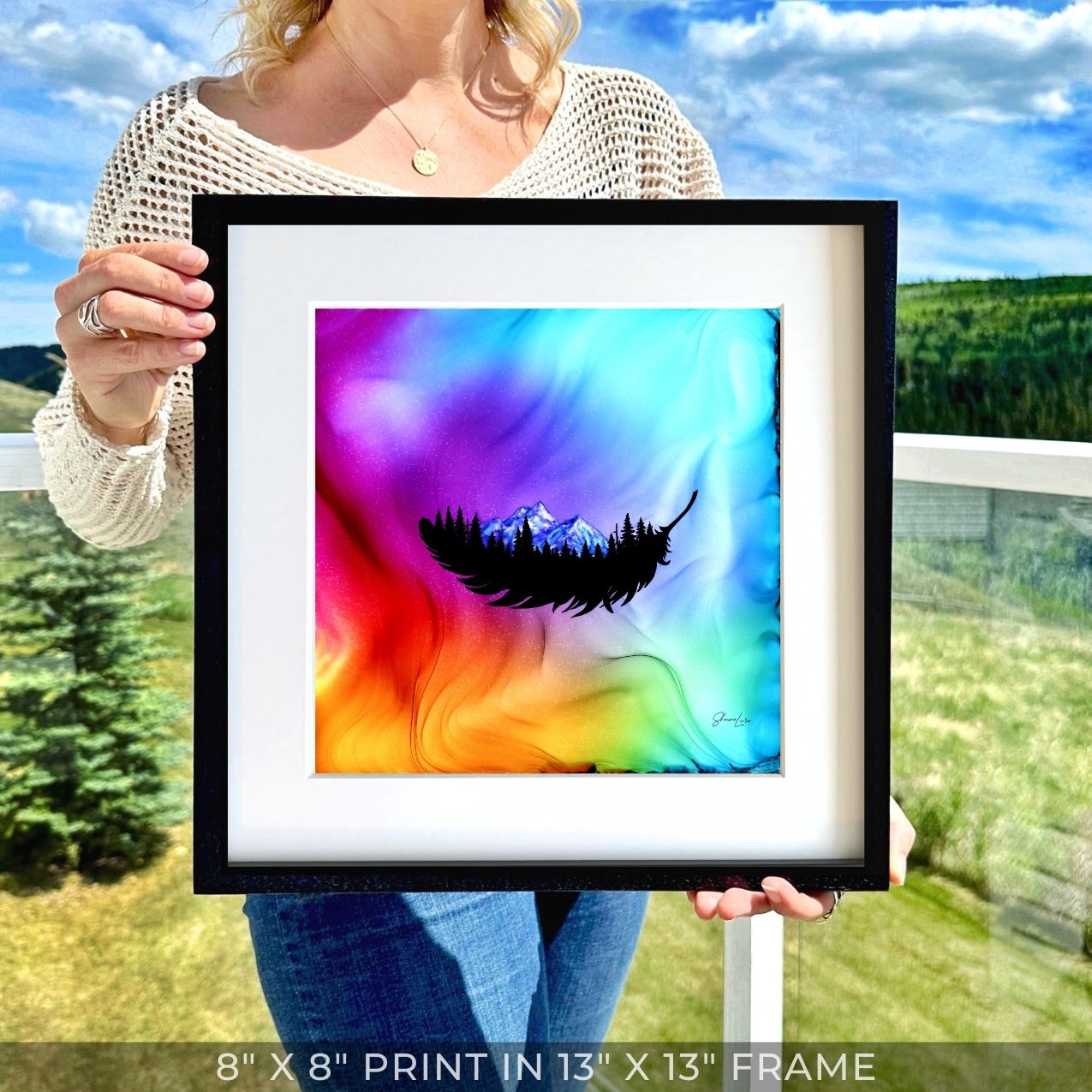 Floating Free - Fire Art Print