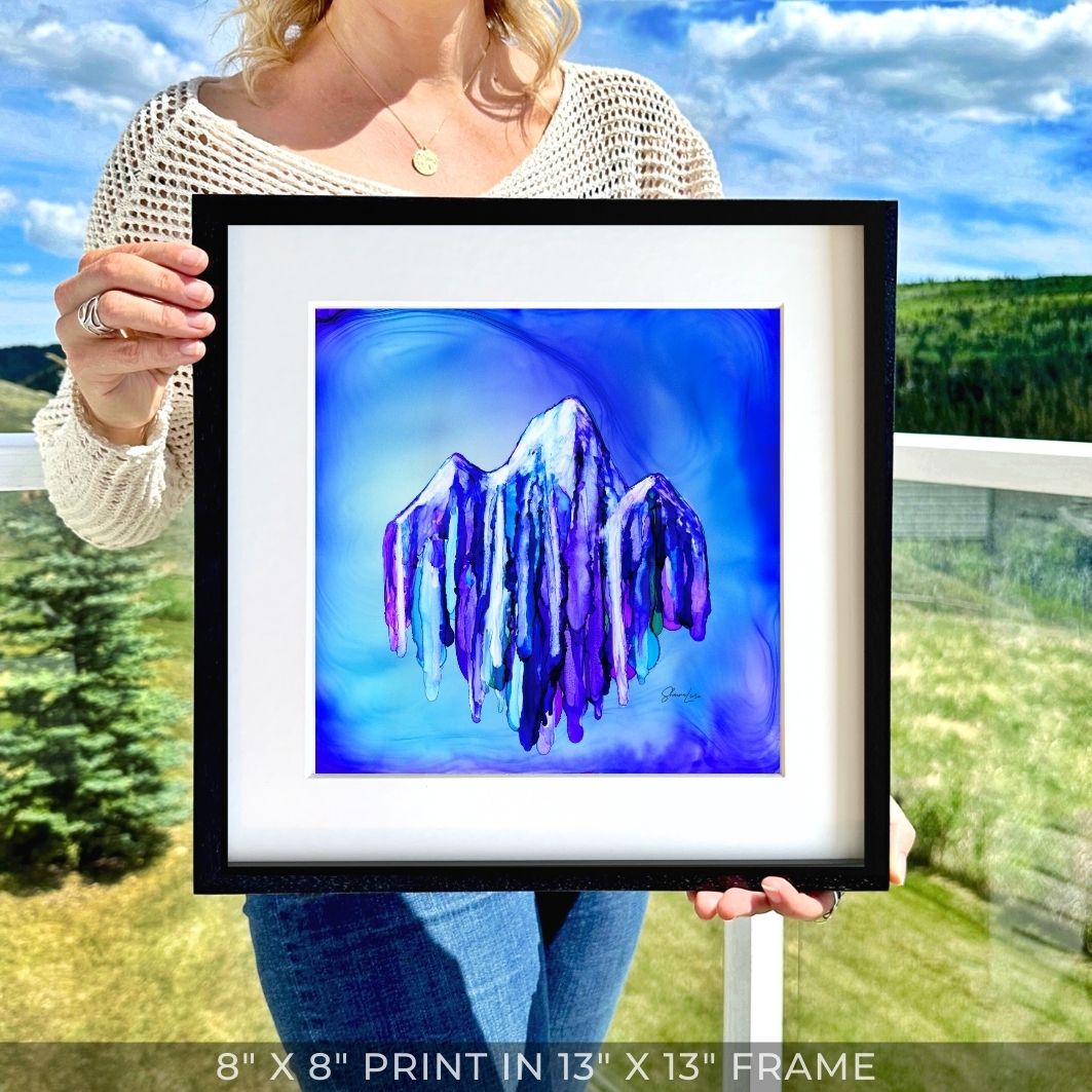 I AM Courageous - Fire Art Print