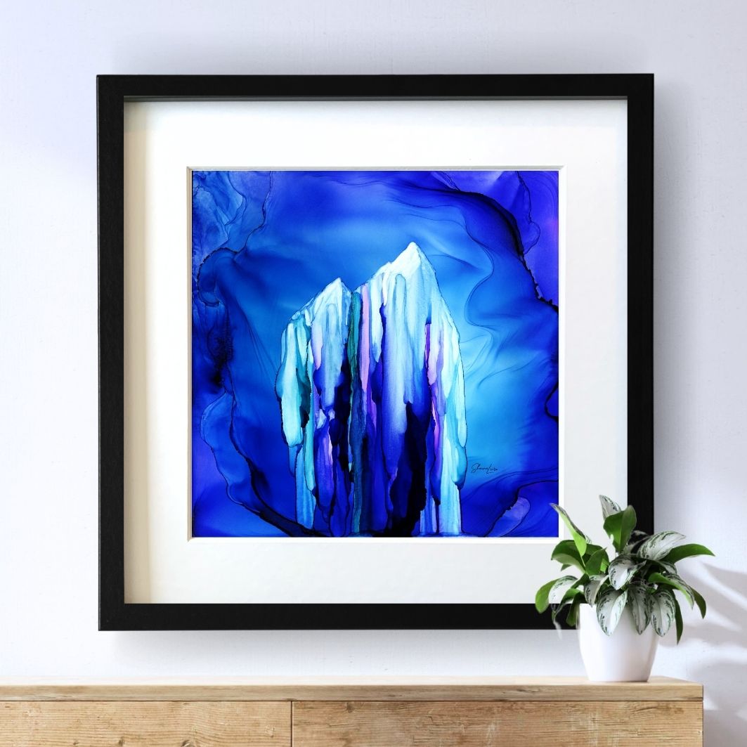 I AM Strong - Fire Art Print