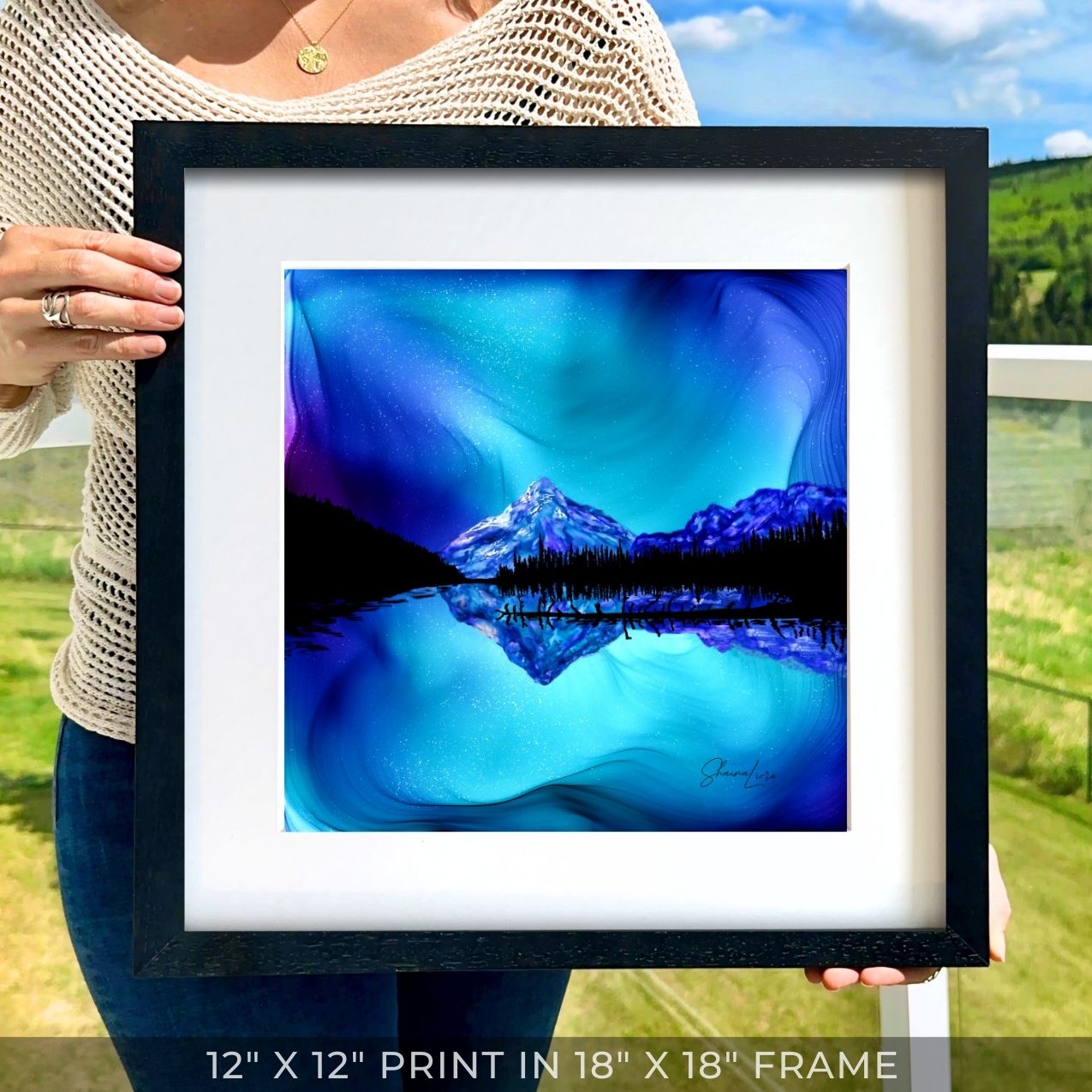 Lake O'Hara Lost In Light - Fire Art Print