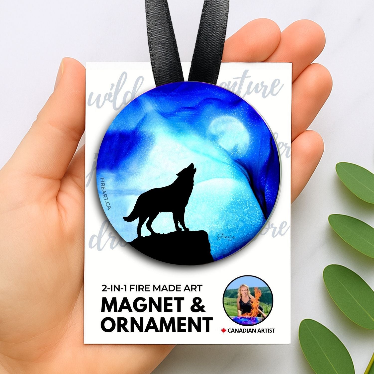 Moonlight Promises: 2-in-1 Ornament/Magnet