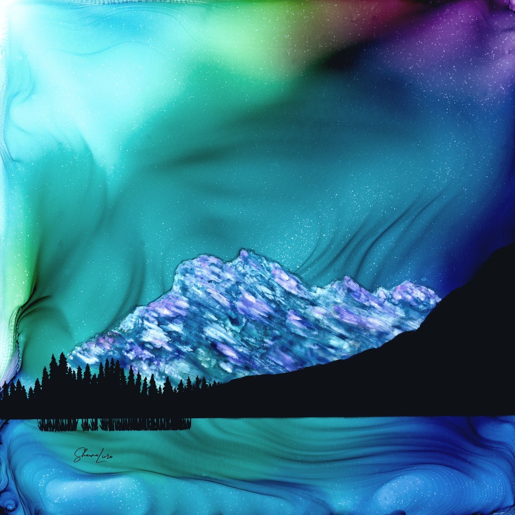 Mount Rundle Aurora - Wholesale