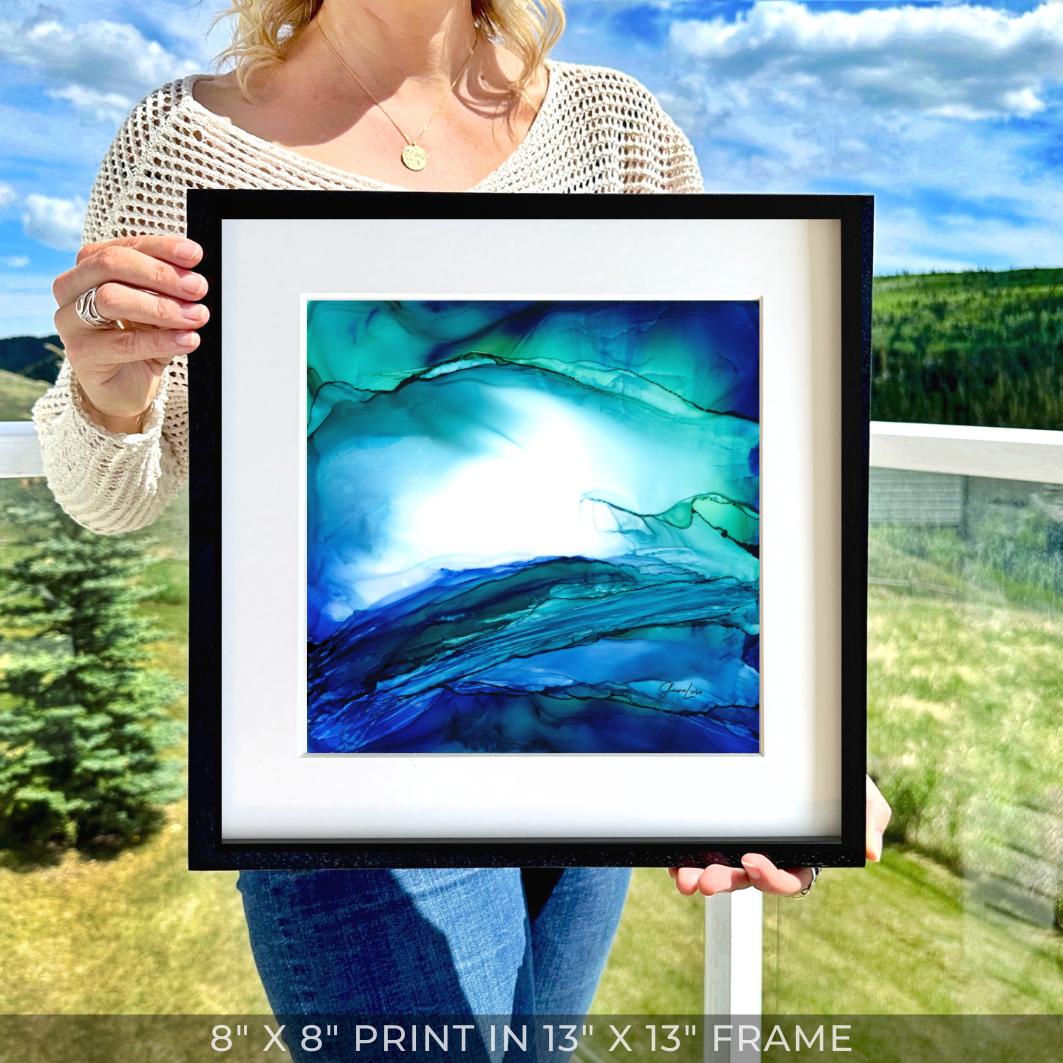 Ocean Of Joy - Fire Art Print