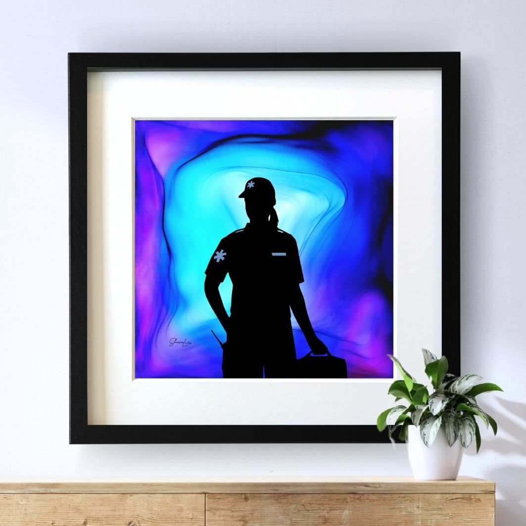 On The Frontline - Fire Art Print