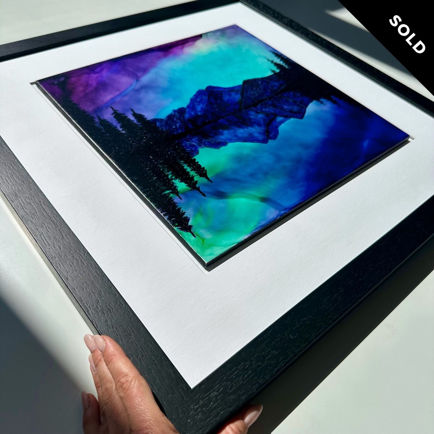 Silent Night -Pyramid Lake - Original - Framed