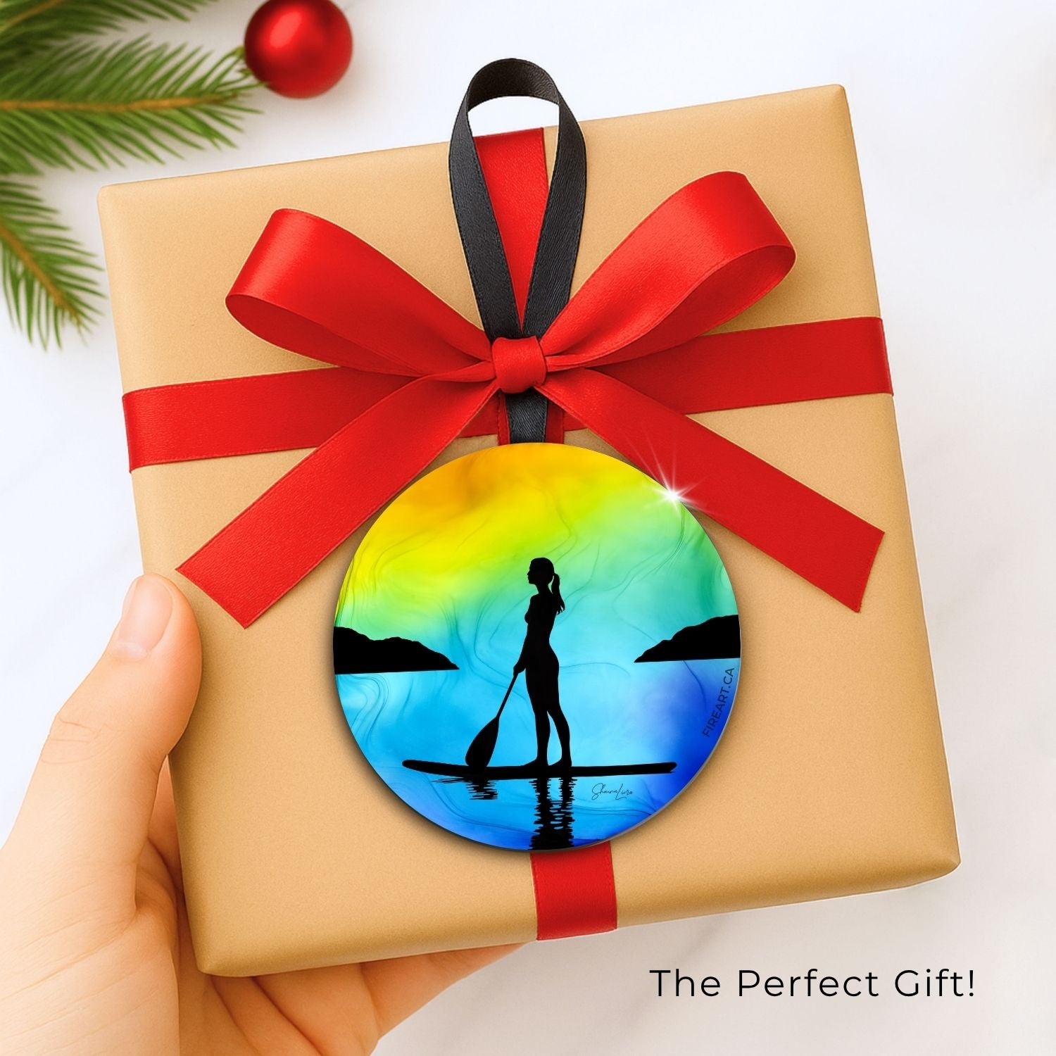 Sun-Kissed Serenity: 2-in-1 Ornament/Magnet
