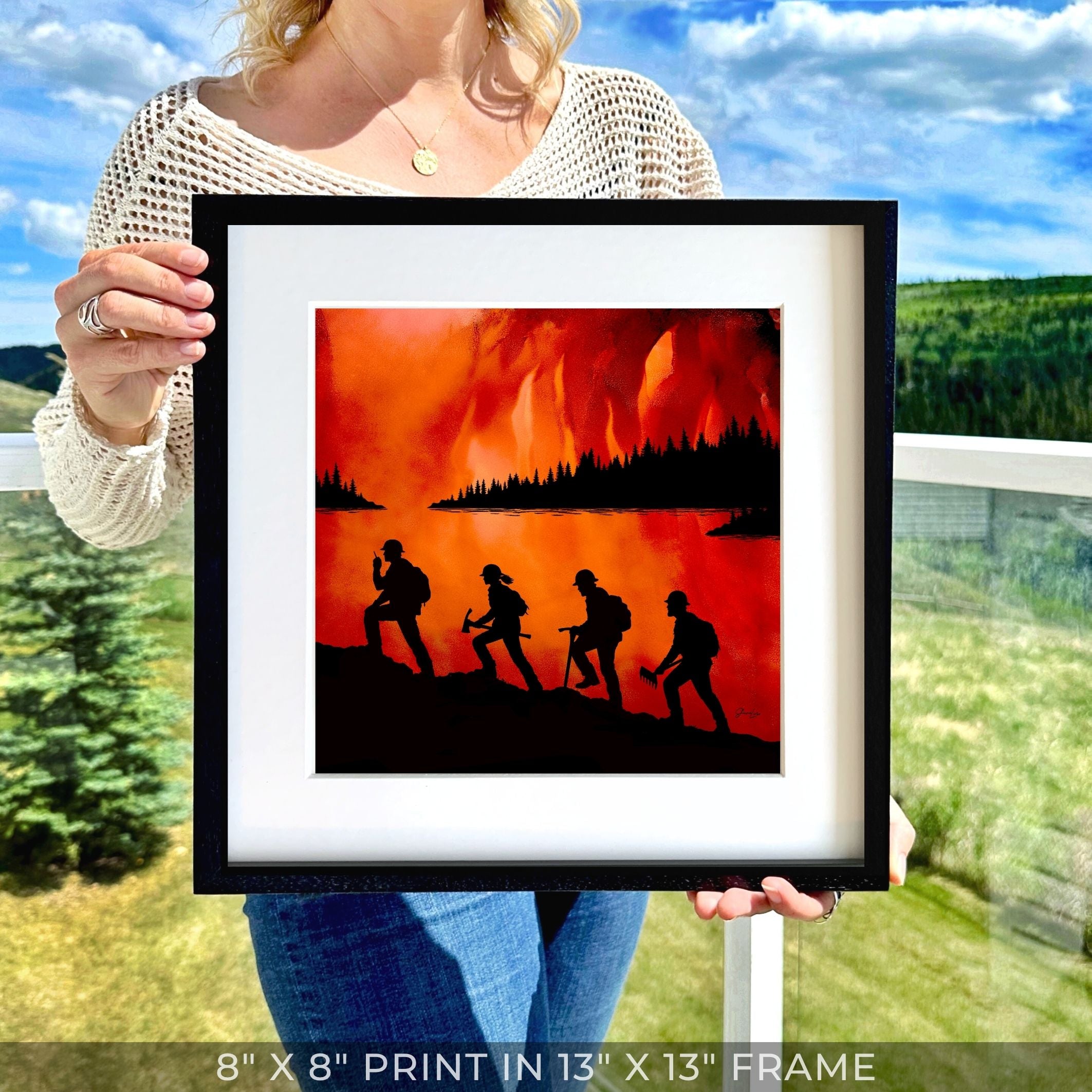 The Crew - Fire Art Print