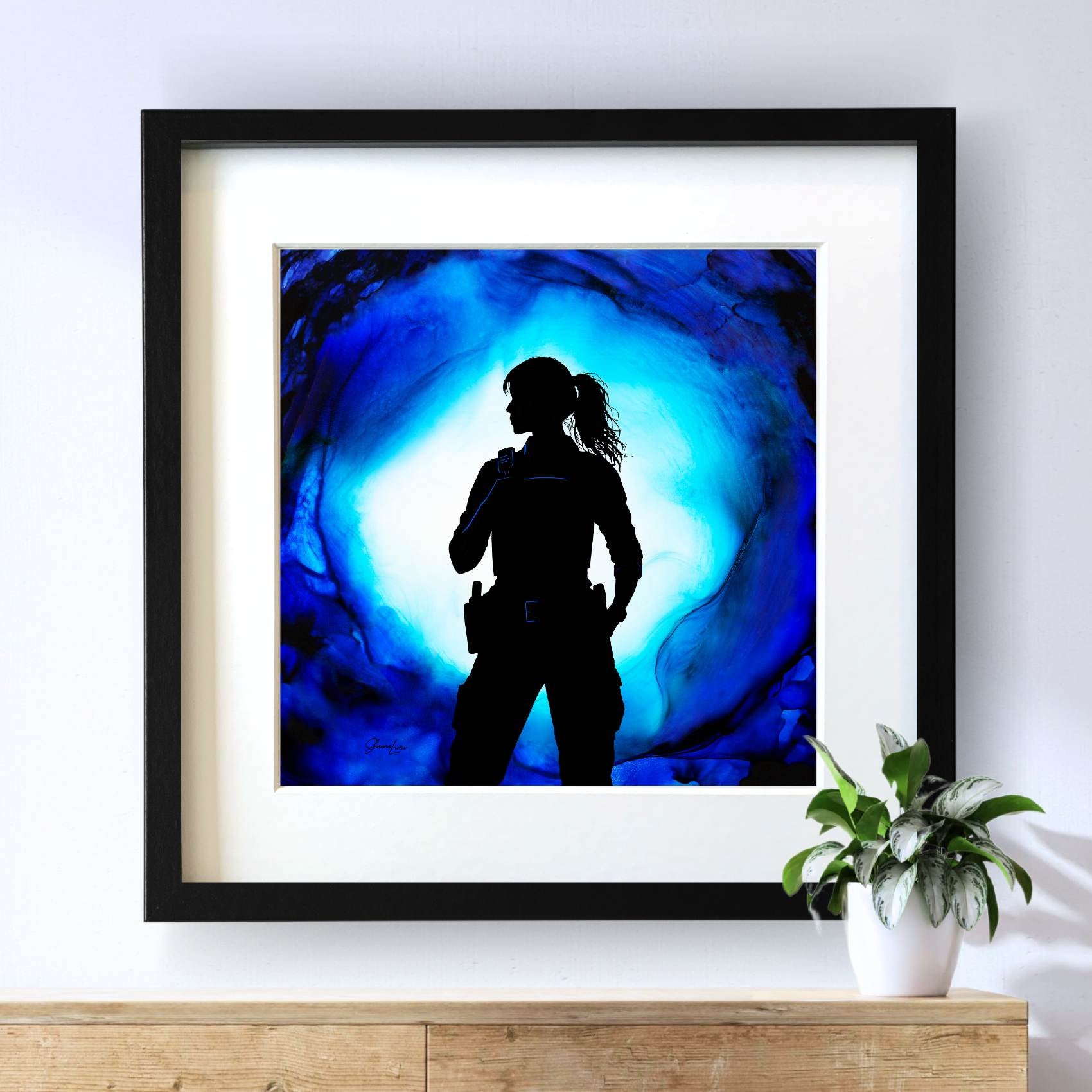 The Guardian - Law Enforcement - Fire Art Print