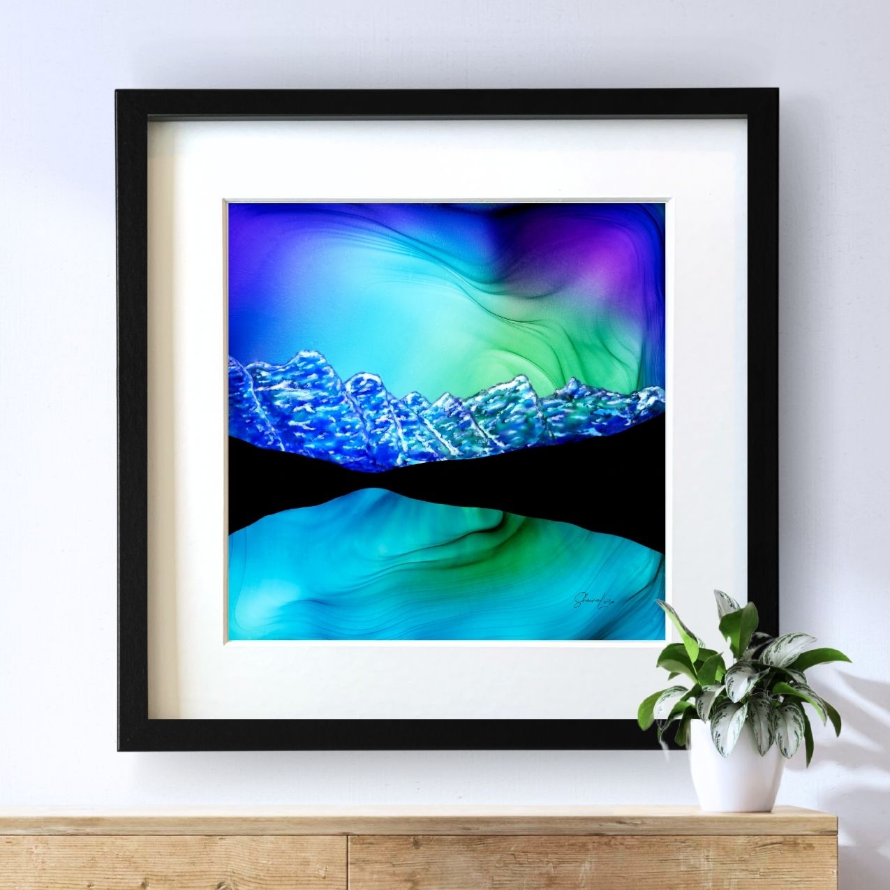 The Magic Of Moraine - Banff National Park - Fire Art Print