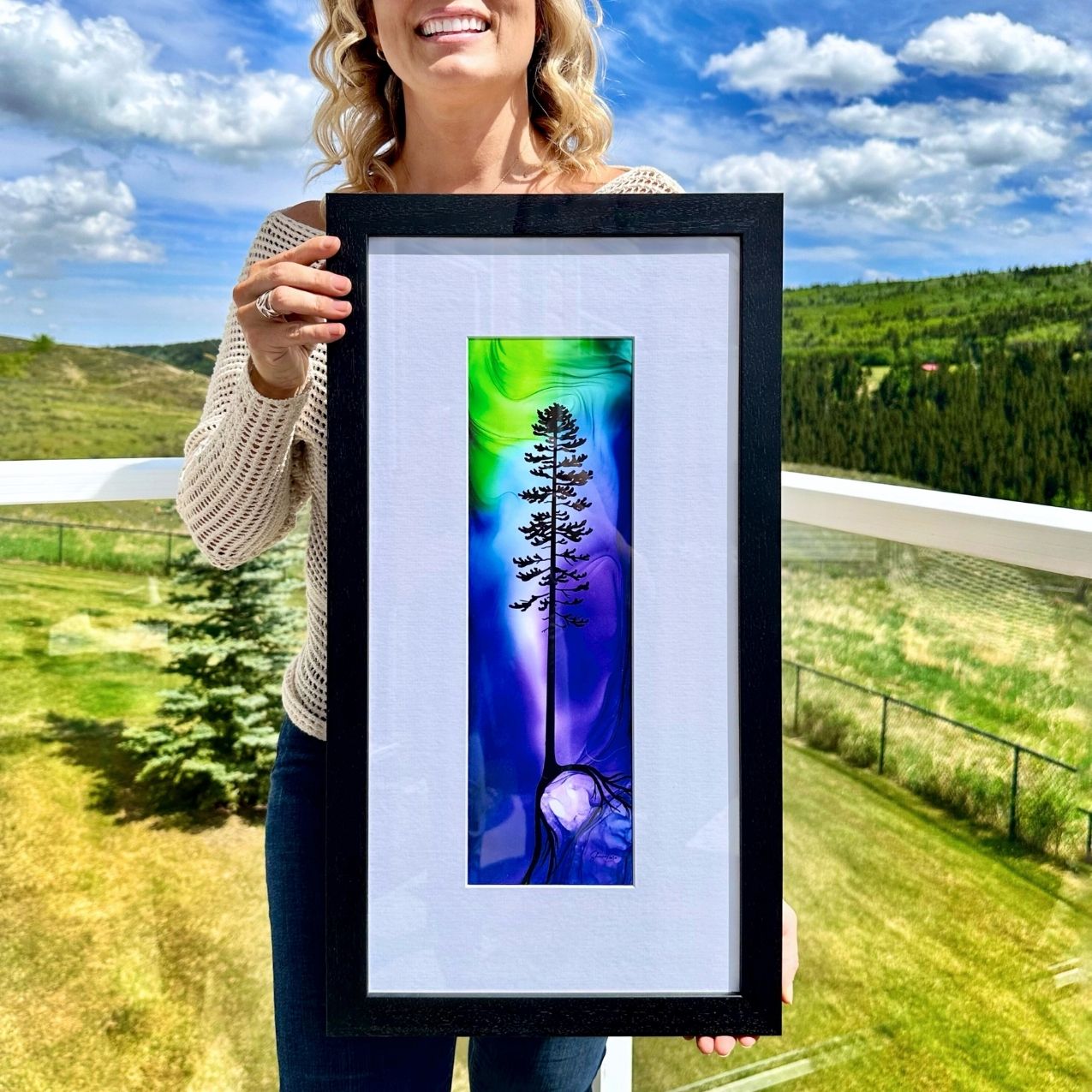 Touch The Sky - Fire Made Art Print