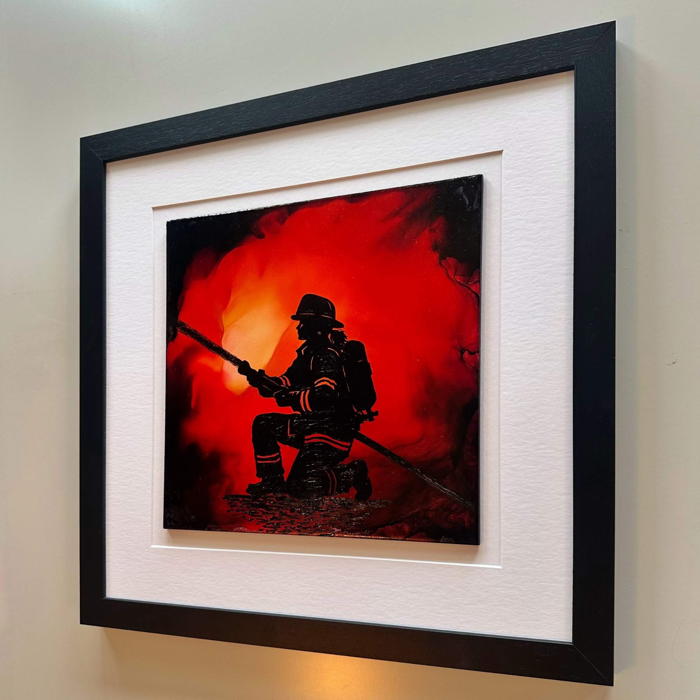 Unshaken - Original - In 20" x 20" Frame