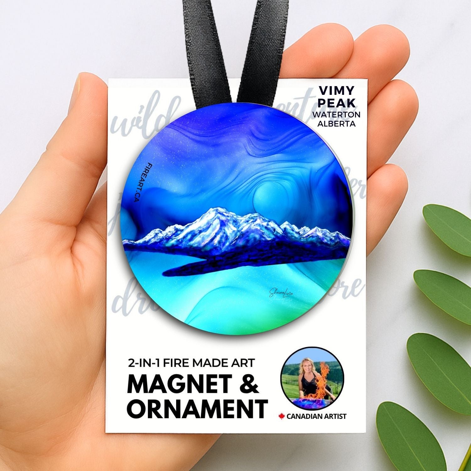 Vimy Peak: 2-in-1 Ornament/Magnet