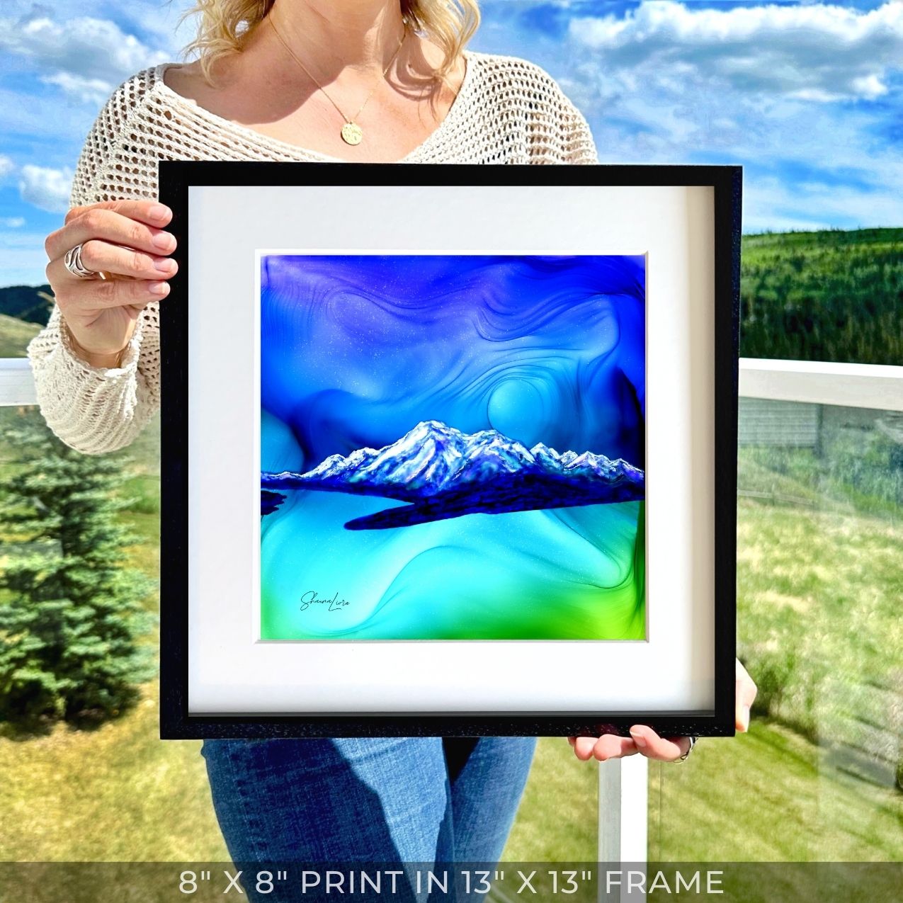 Vimy Peak - Waterton National Park - Fire Art Print