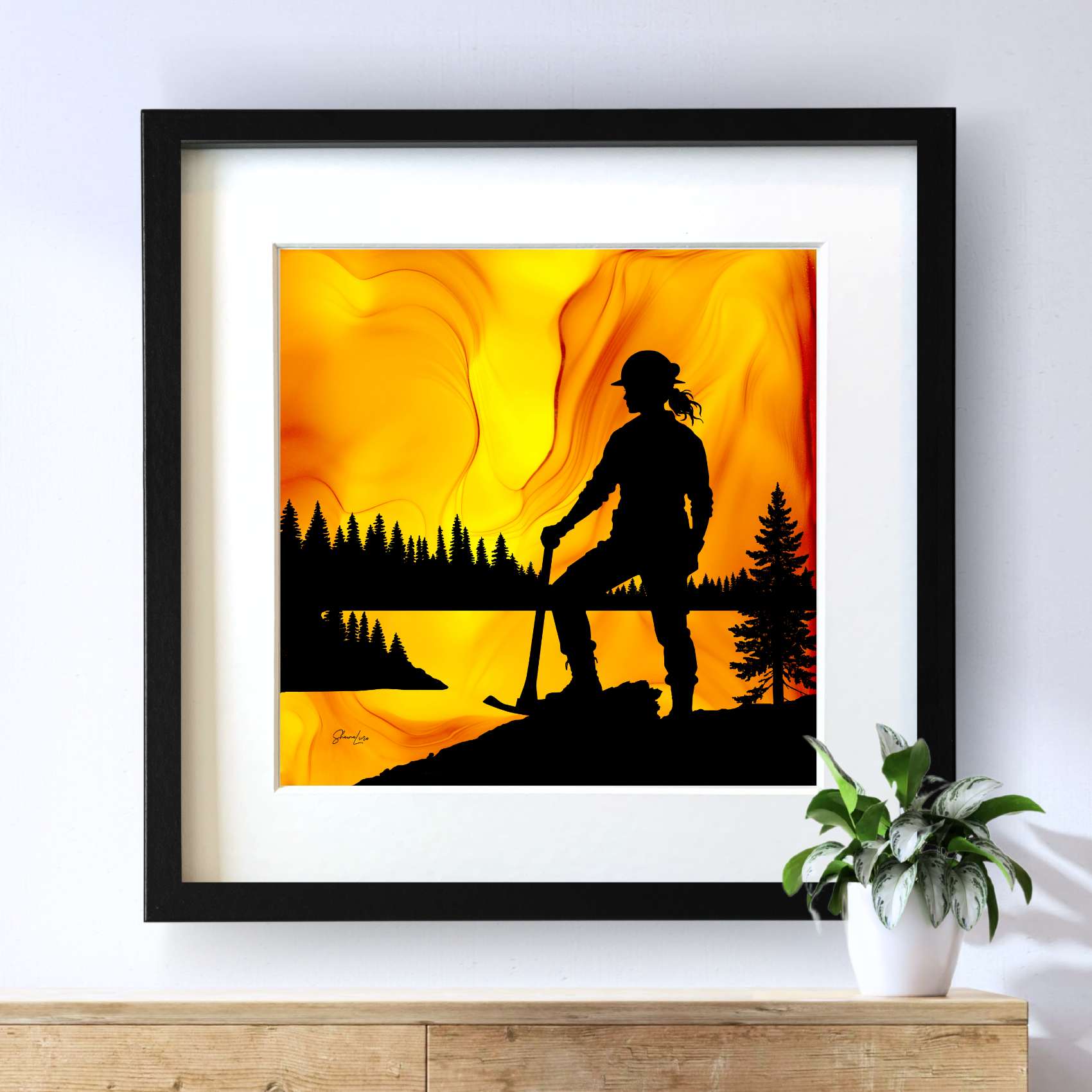 Wildland Warrior - Fire Art Print