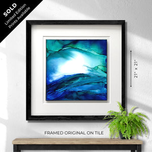 Ocean Of Joy - Fire Made Art By Shauna Liora