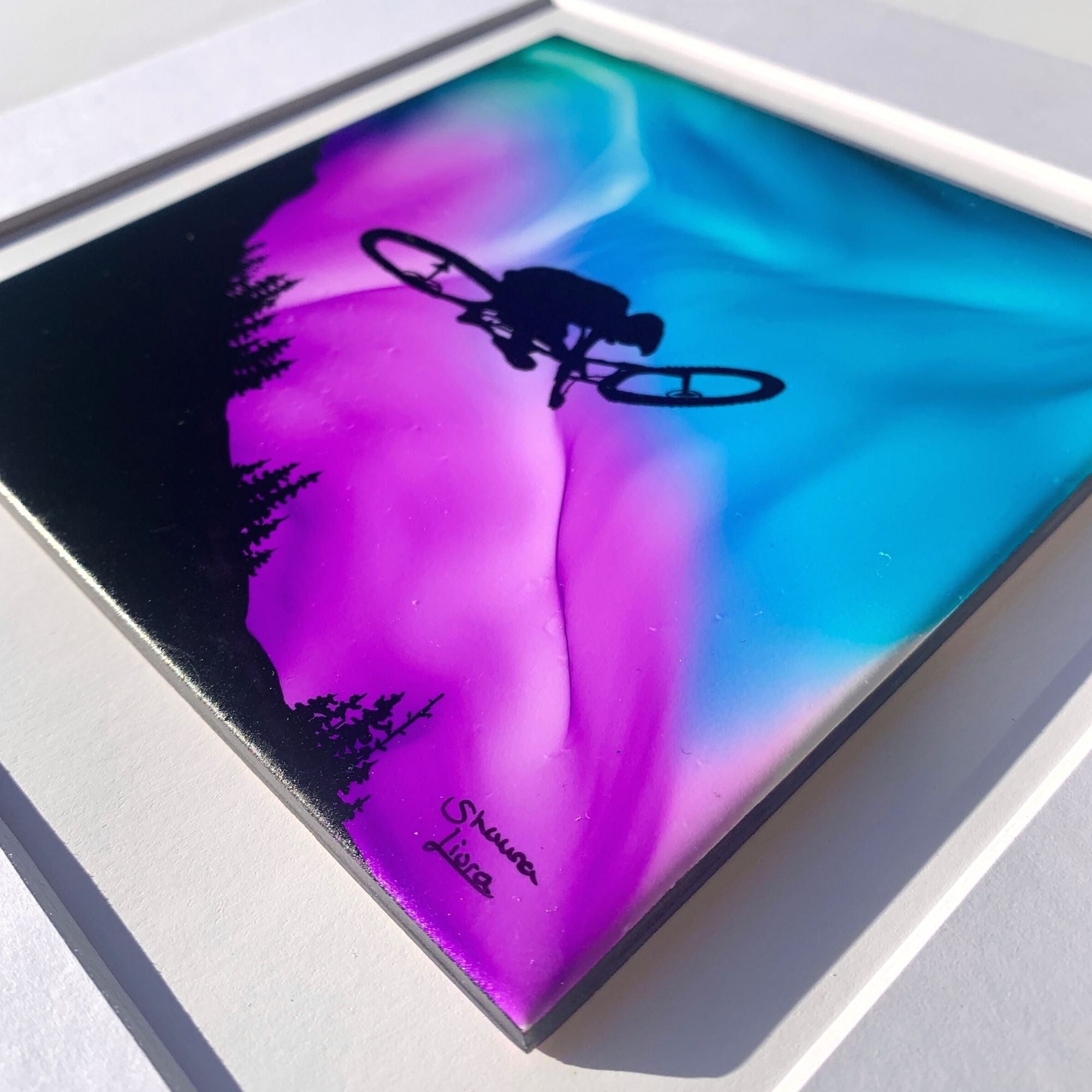 Wild Air - Original - 12" x 12" Framed