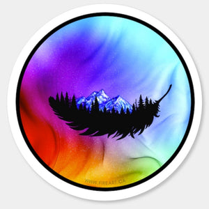 Wholesale Fire Art Sticker