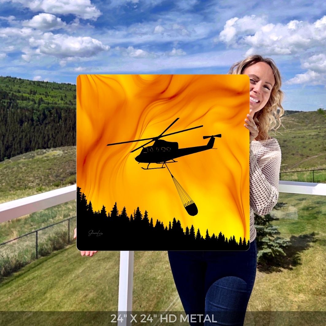 Above The Flames - Fire Art Print