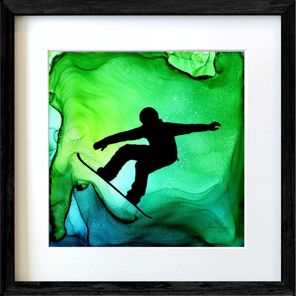 Airborne - Fire Made Art Print