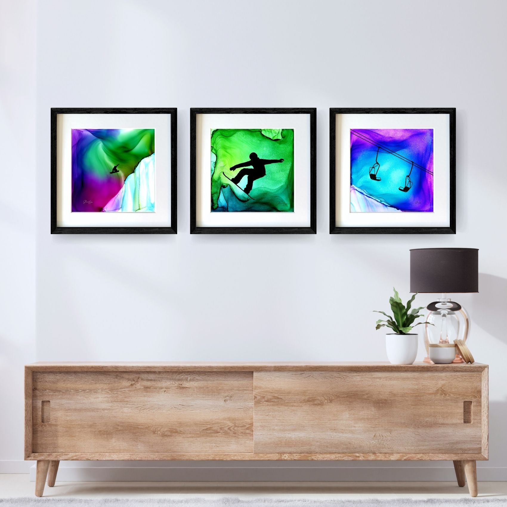 Airborne - Fire Made Art Print