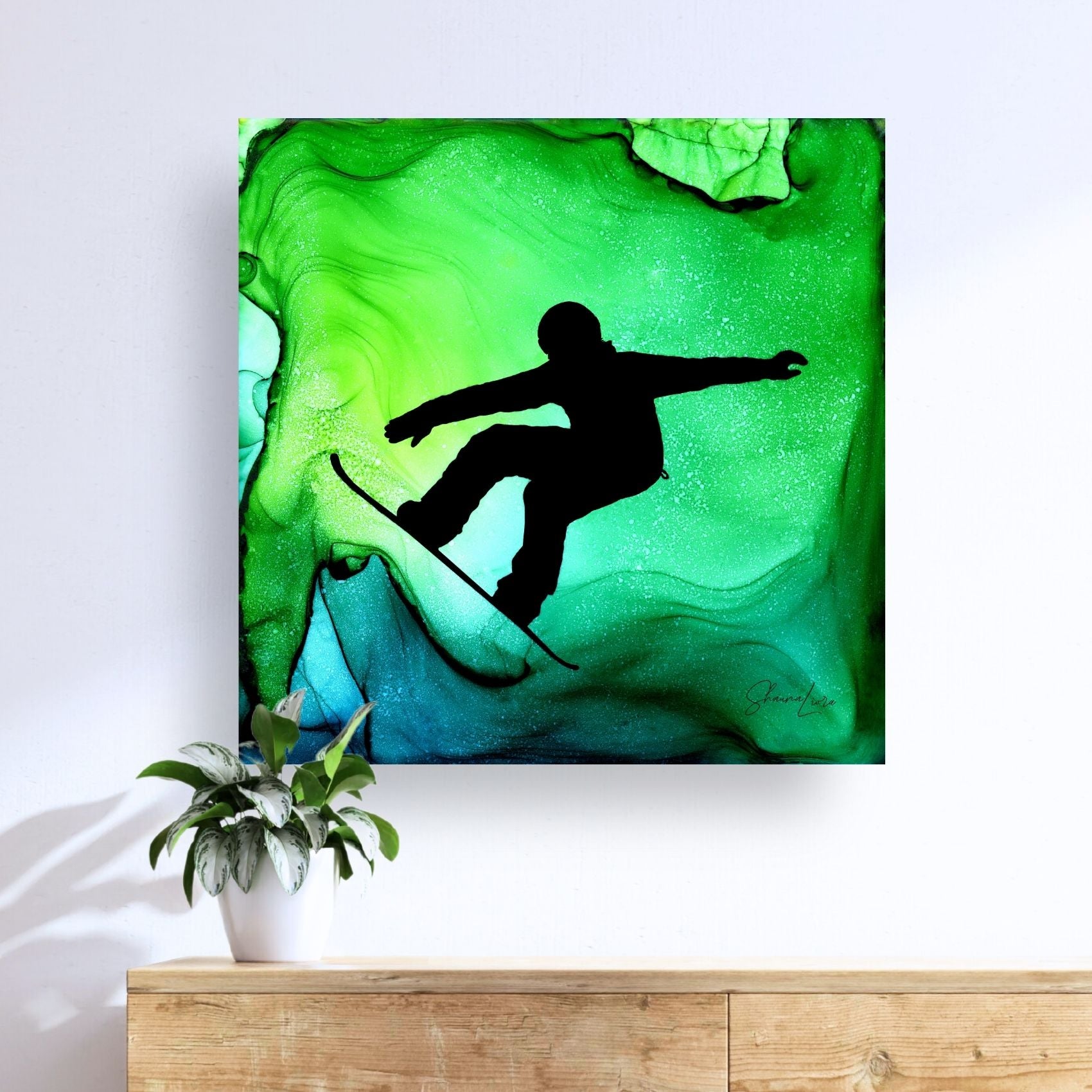 Airborne - Fire Made Art Print