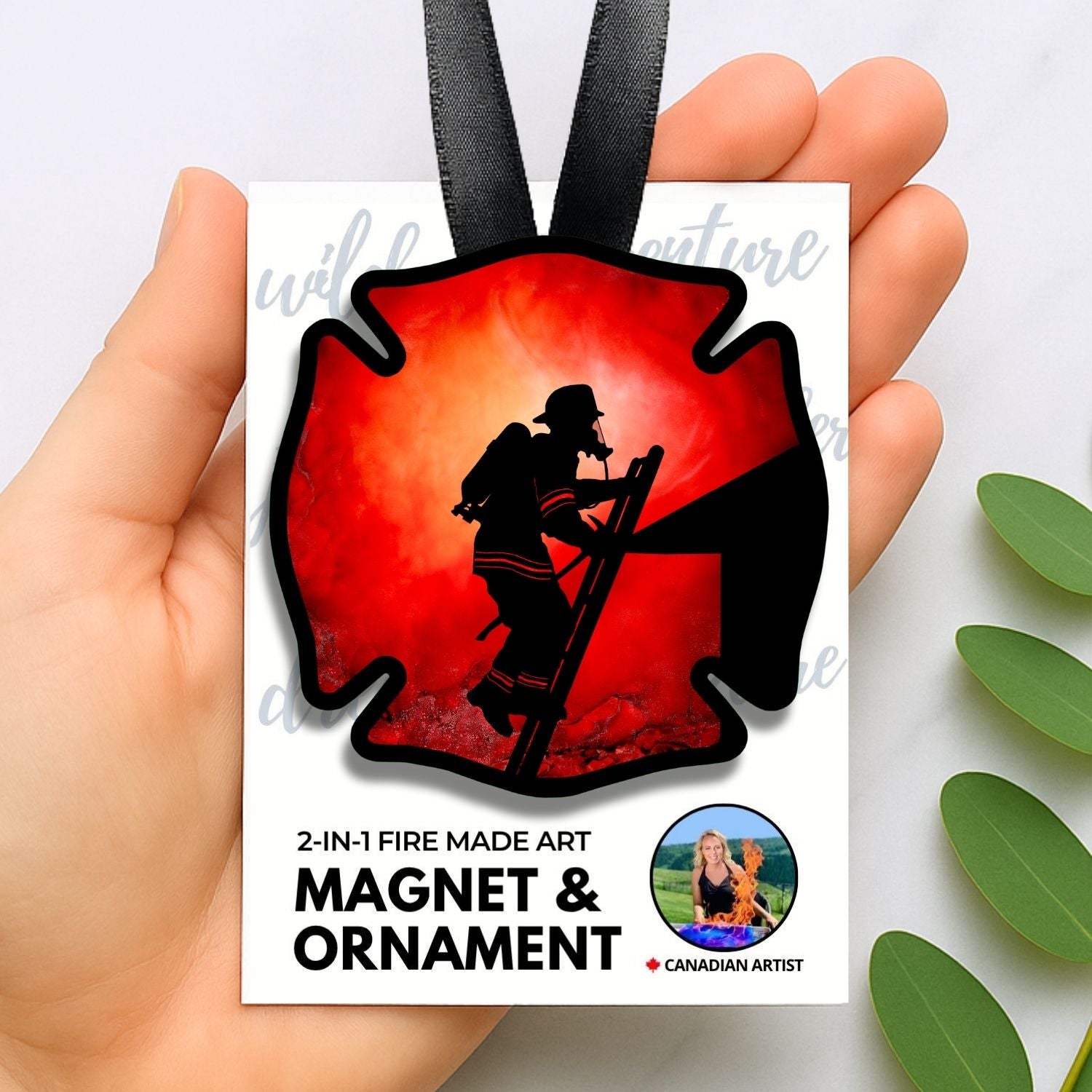 Answering The Call: 2-in-1 Ornament/Magnet