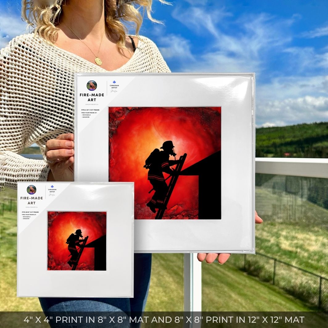 Answering The Call - Fire Art Print