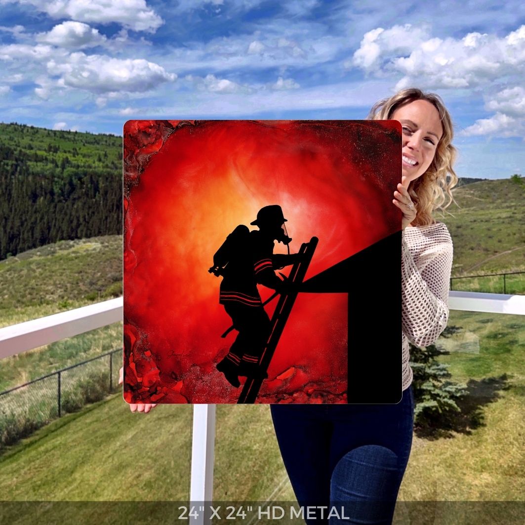 Answering The Call - Fire Art Print