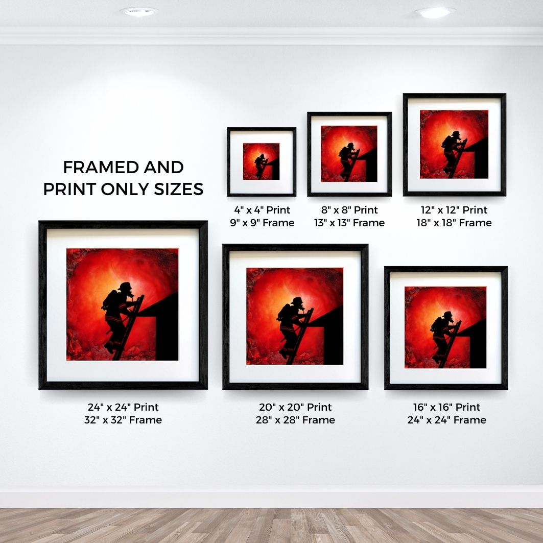 Answering The Call - Fire Art Print