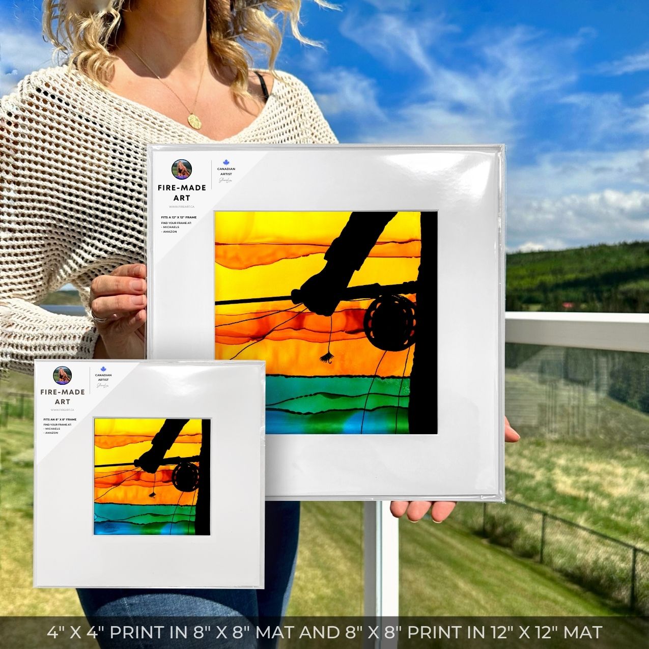 Anticipation - Fire Art Print
