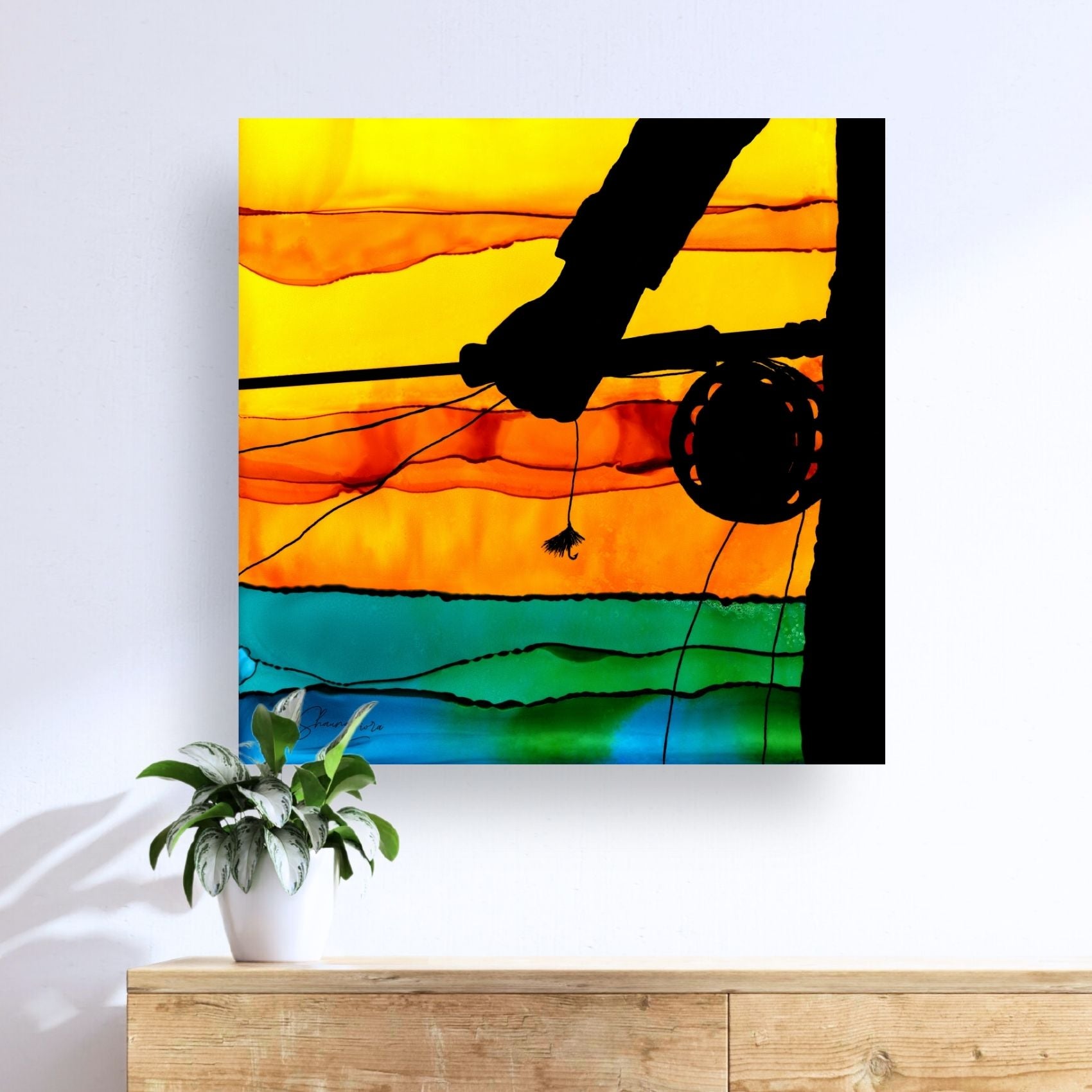 Anticipation - Fire Made Art Print