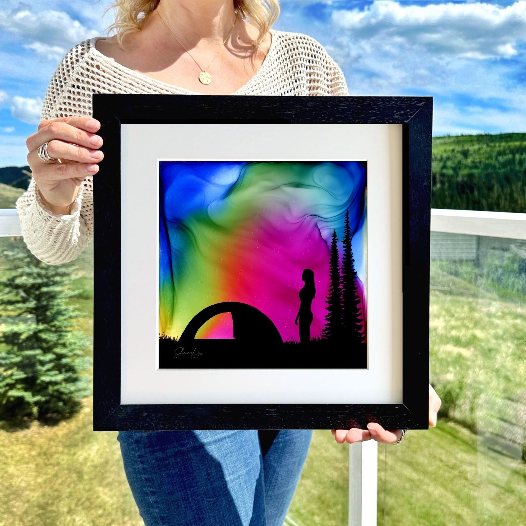 As The Night Calls - Fire Made Art Print