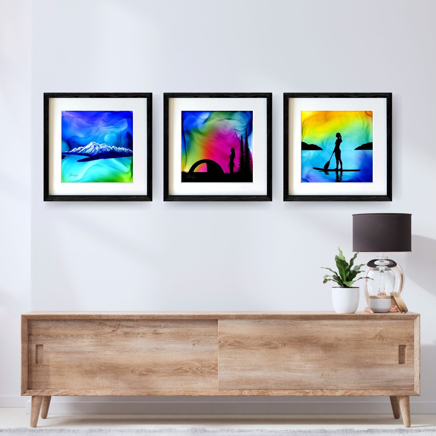 As The Night Calls - Fire Made Art Print