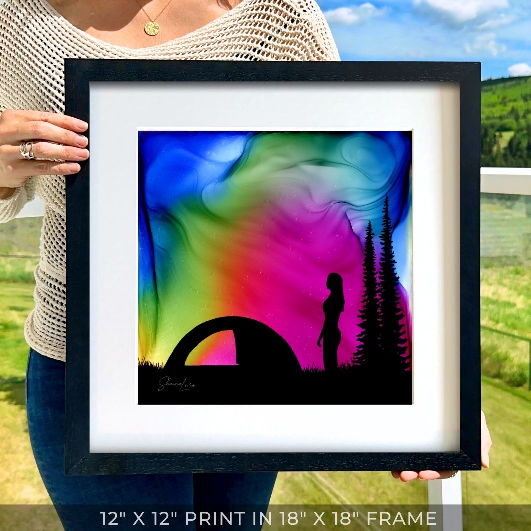 As The Night Calls - Fire Art Print